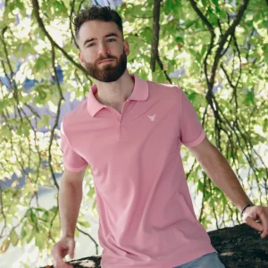 Polo rose pour Hommes