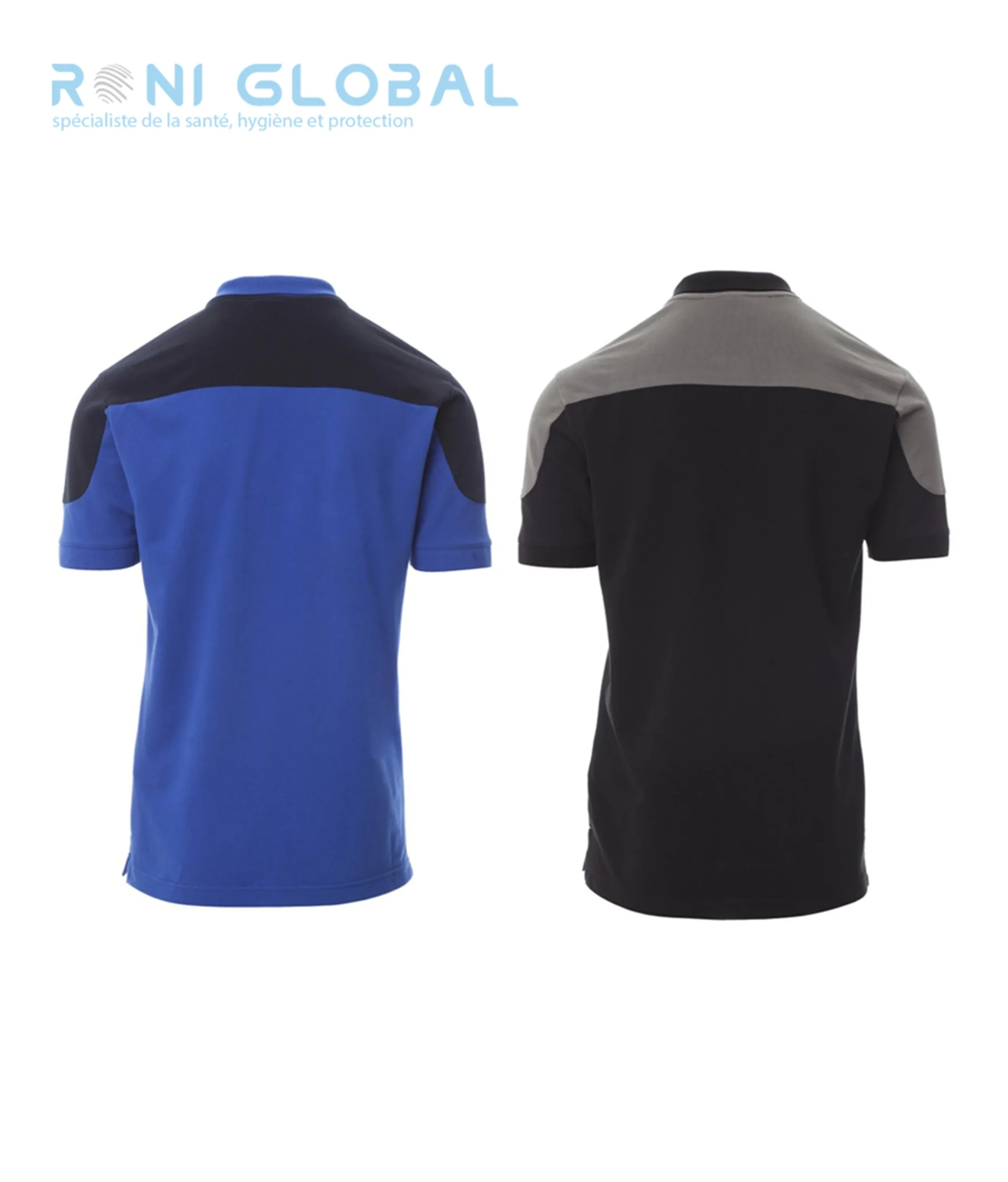 Polo de travail homme manches courtes, coupe droite en coton et polyester 1 poche - COMPANY PAYPER – Image 2