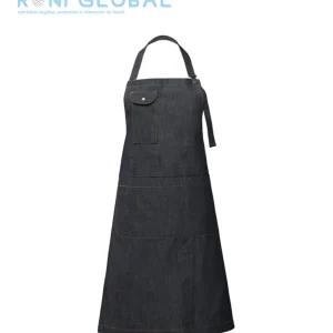 Tablier de service denim unisexe réglable en coton 2 poches - VIGNOBLE ROBUR