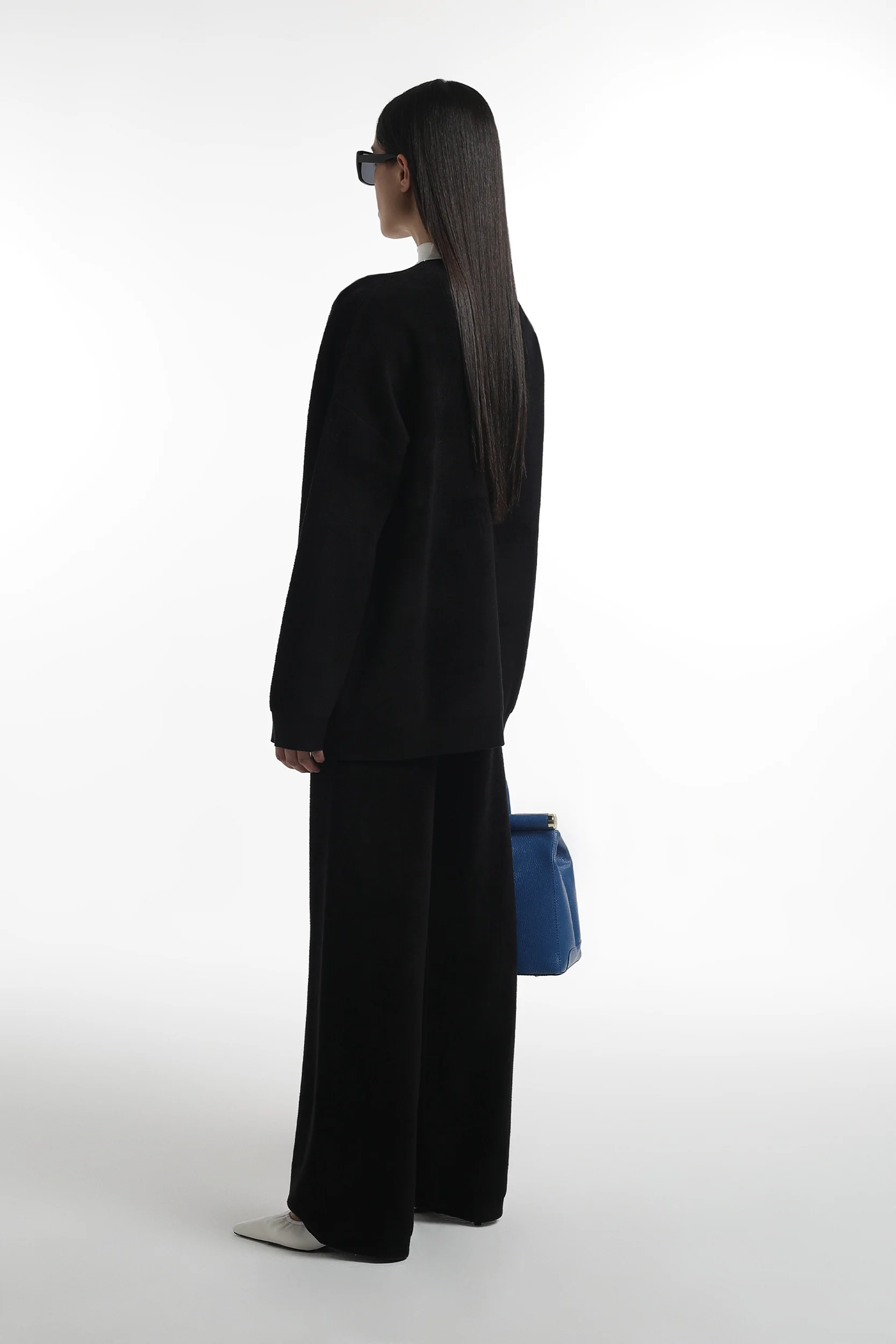 Cardigan oversize en velours – Image 3