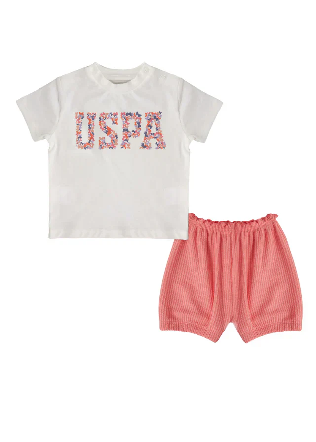 Ensemble 2 pièces t-shirt et short bébé -USB1988-V1