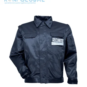 Blouson de sécurité antistatique et imperméable, manches longues détachables, en polyester et coton 9 poches - BLOUSON D'INTERVENTION CITYGUARD