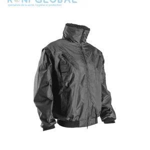 Blouson de travail 2en1 coupe-vent, imperméable et anti-froid thermique en polyester enduit PVC 6 poches - ZEFLY COVERGUARD