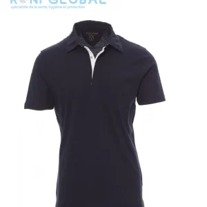 Polo de travail homme manches courtes, coupe droite en coton - CHIC PAYPER