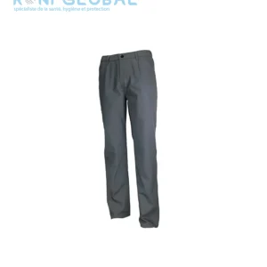 Pantalon de travail homme gris en coton/polyester - PANTALON PC GRIS ELASTIQUE PBV