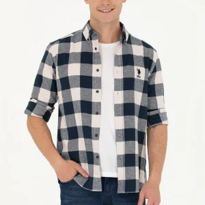 CHEMISE YASIDI BLUE MARINE - 1681989VR033