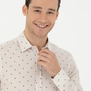 Chemise Azot Beige - 1687273VR049