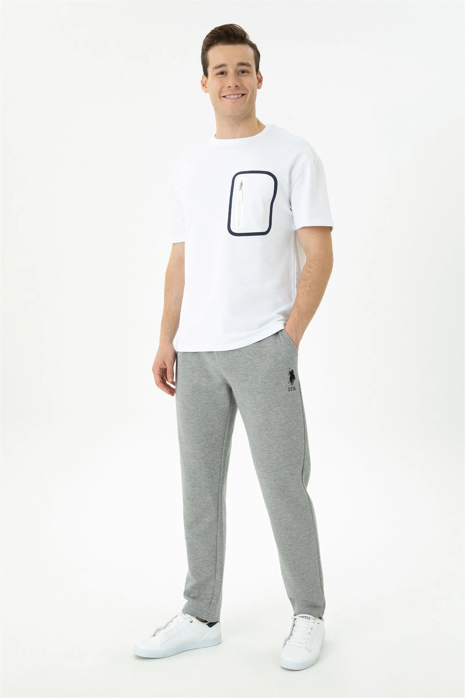 PANTALON HENBIX MELANGE GRIS-1639154VR086 – Image 3