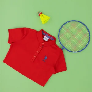 T-SHIRT BASIC Rouge-1834414VR030
