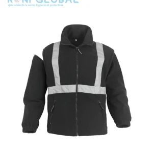 Parka de travail 4en1 anti-pluie, rétroréfléchissant en polyester enduit PVC 6 poches - BODYGUARD II COVERGUARD