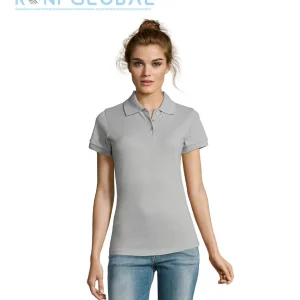 Polo de travail femme manches courtes, en maille piquée coton/polyester - PRIME SOL'S