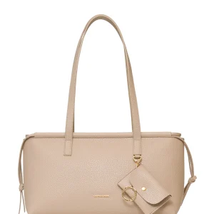 Women's bag US25559 BEIGE-BORDEAUX