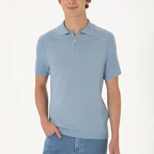 KNITTED JUMPER HELIN-K BLUE