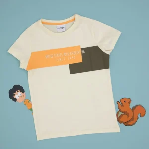 T-shirt SENKAKIDS CREAM