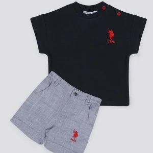 BÉBÉ / ENSEMBLE 02 PIÈCES BLEU MARINE - USB1170-V1