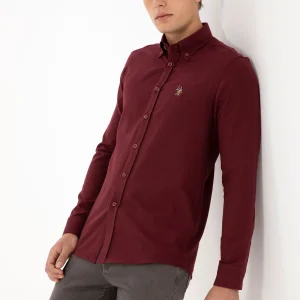 Chemise AKIS BURGUNDY
