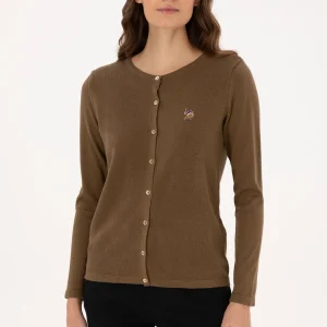 Cardigan CATINE GREEN MILITAIRE