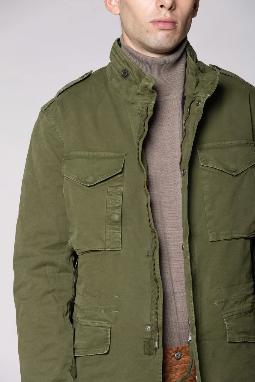 Field Jacket M74 uomo in cotone stretch – Image 2