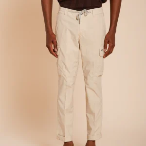 Chile Jogger pantalone cargo uomo in tela paracadute lyocell e cotone extra slim fit