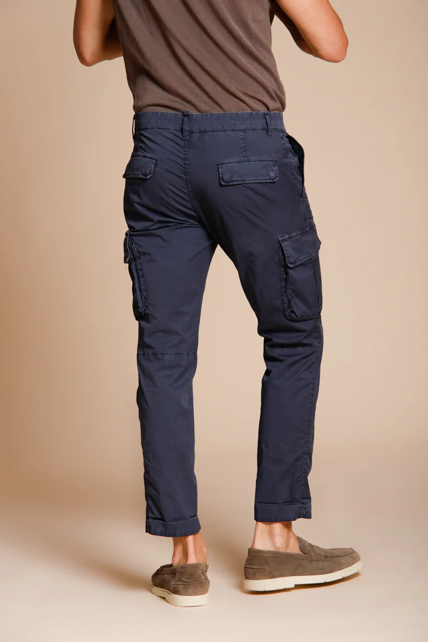 Chile pantalone cargo uomo in gabardina stretch regular fit – Image 4
