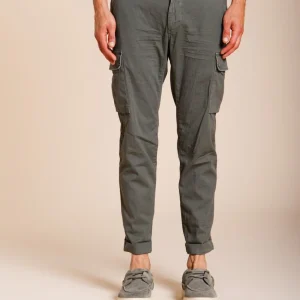 Chile pantalone cargo uomo in raso stretch extra slim fit ①