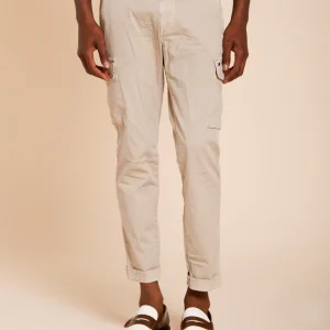 Chile pantalone cargo uomo in raso stretch extra slim fit ①