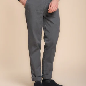 Chinos pantalone chino uomo in gabardina relaxed fit