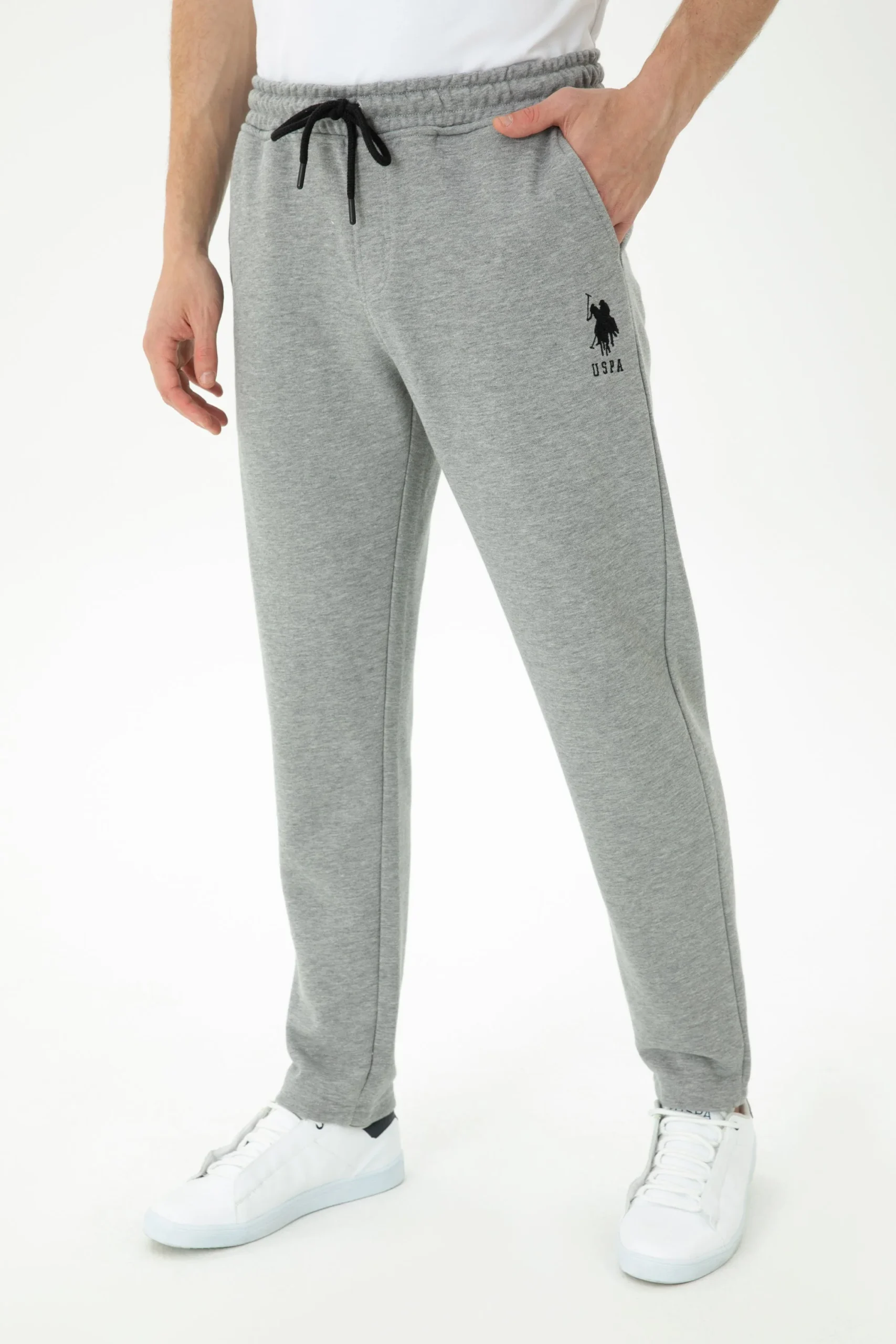 PANTALON HENBIX MELANGE GRIS-1639154VR086