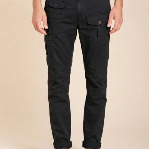 George Coolpocket pantalone cargo uomo in twill leggero stretch Logo Edition carrot fit ①