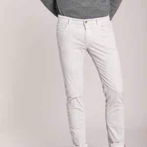 Harris pantalone 5 tasche uomo in velluto 1000 righe slim fit