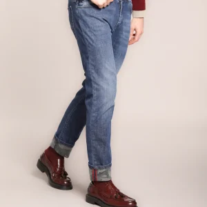 Harris Regular pantalone 5 tasche uomo in denim regular fit