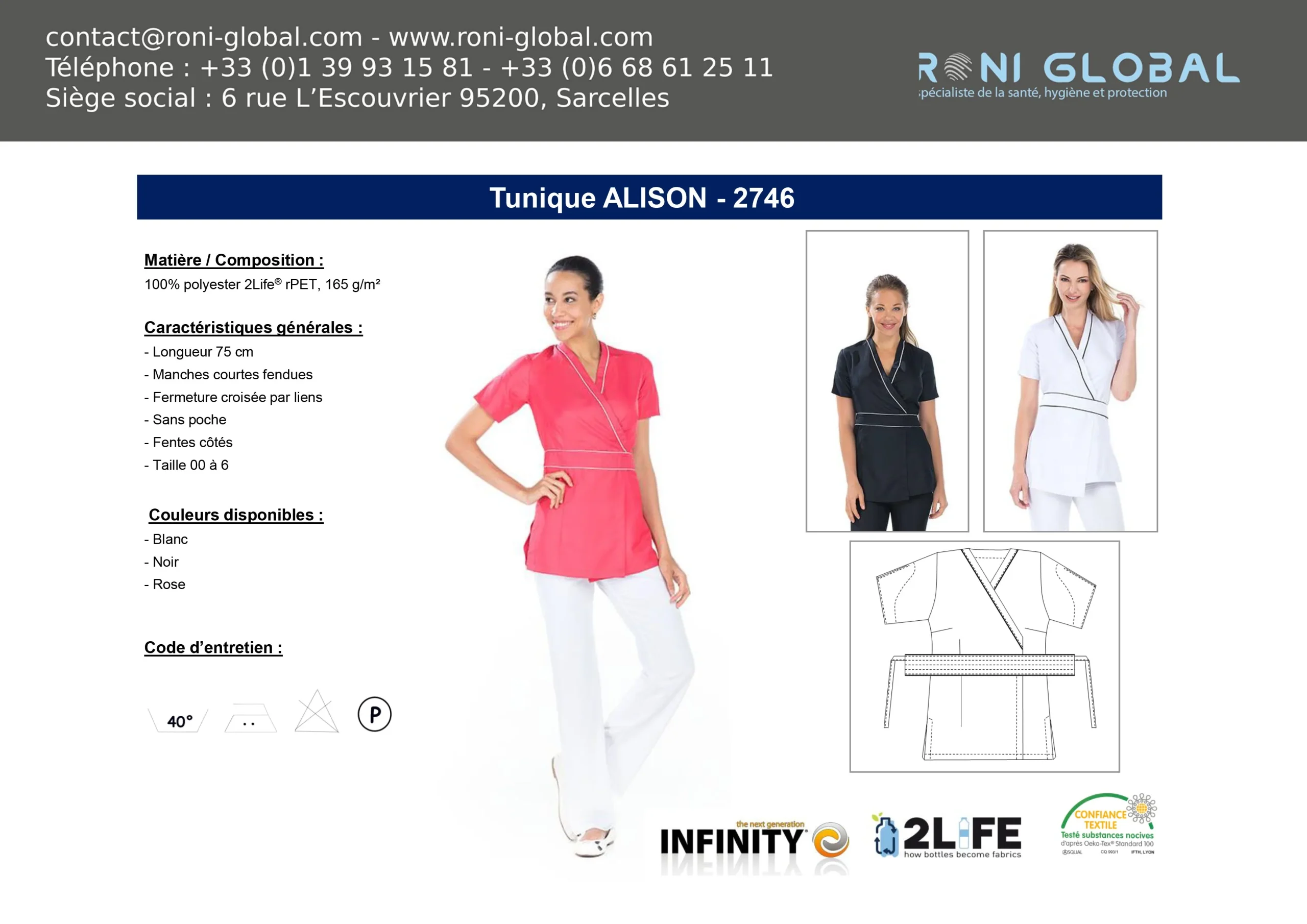 ALISON Tunique (Plusieur Couleurs Disponible) – Image 3