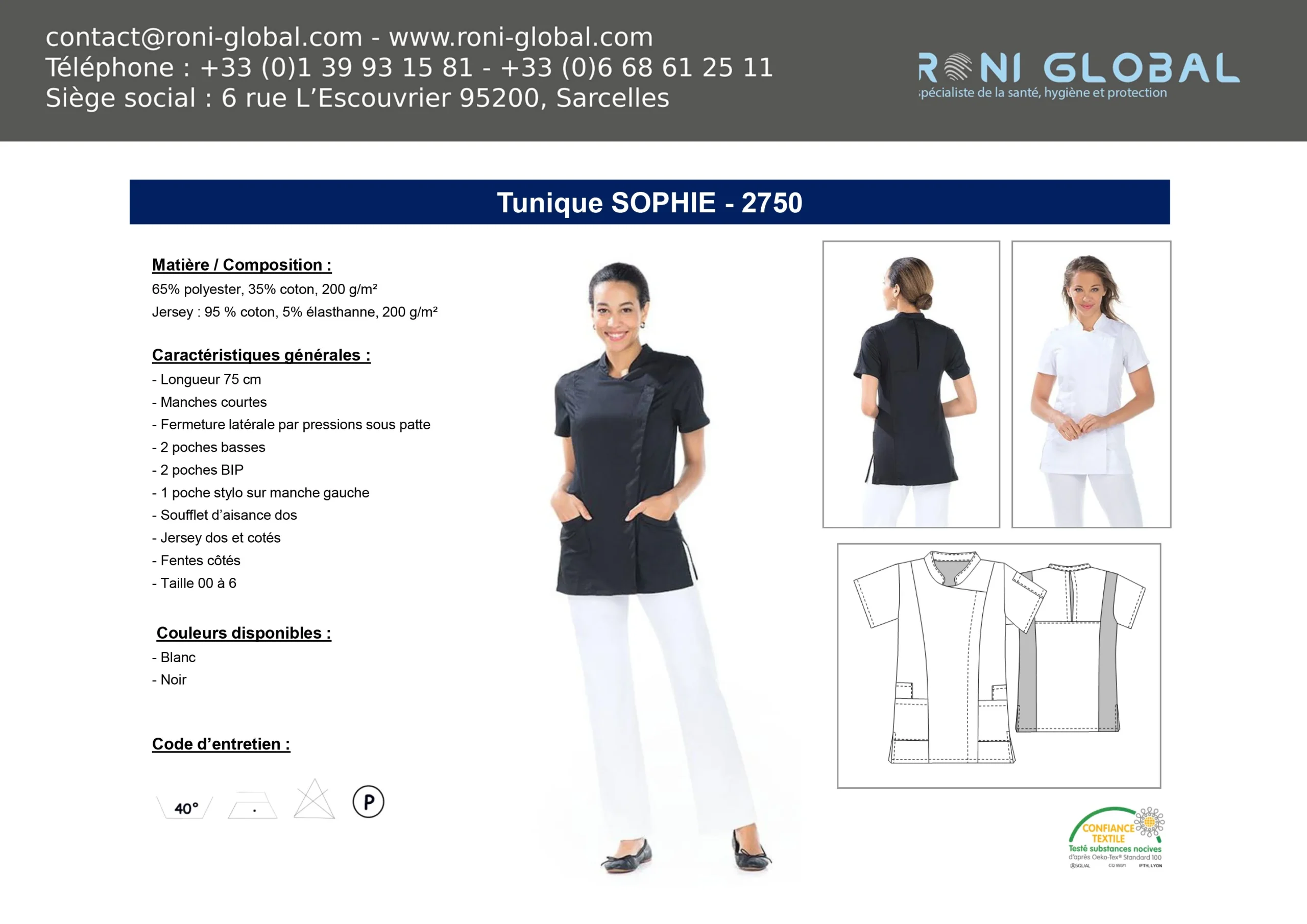 SOPHIE Tunique (Plusieur Couleurs Disponible) – Image 3