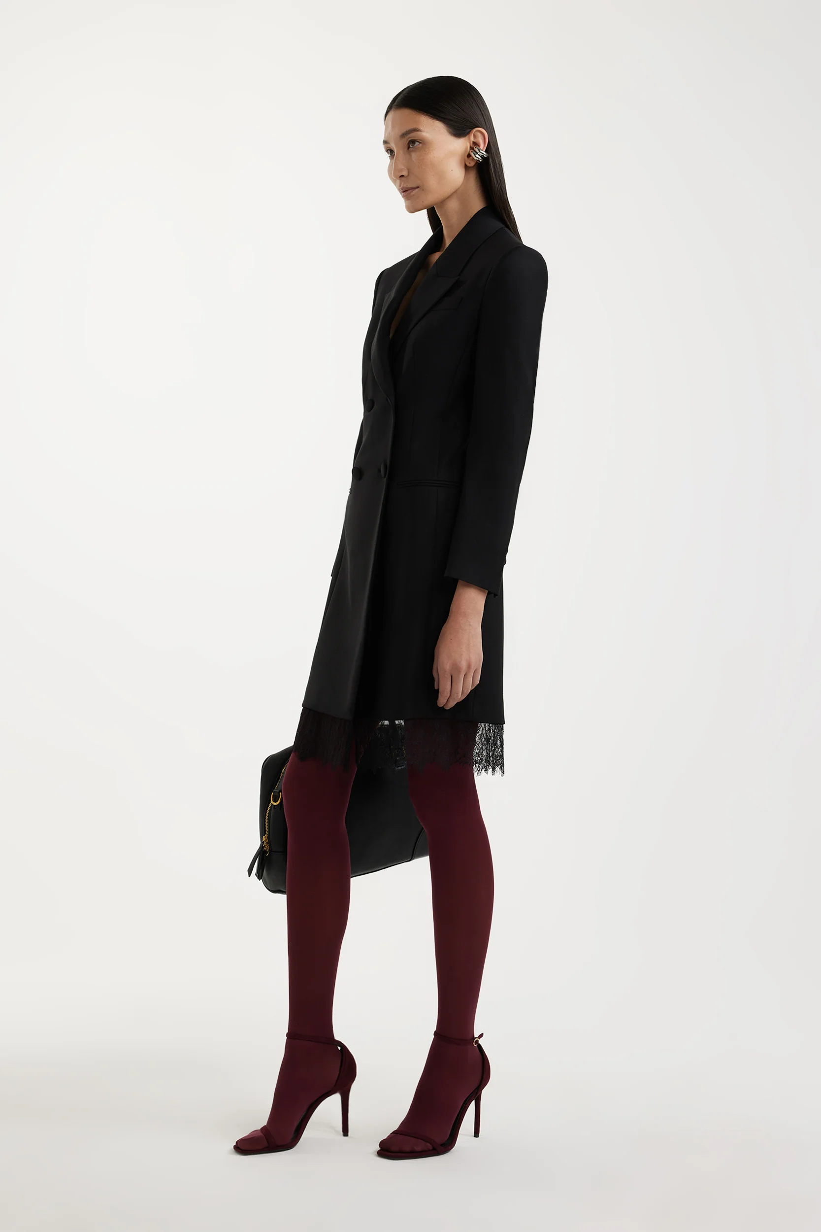 Robe-blazer avec dentelle – Image 7