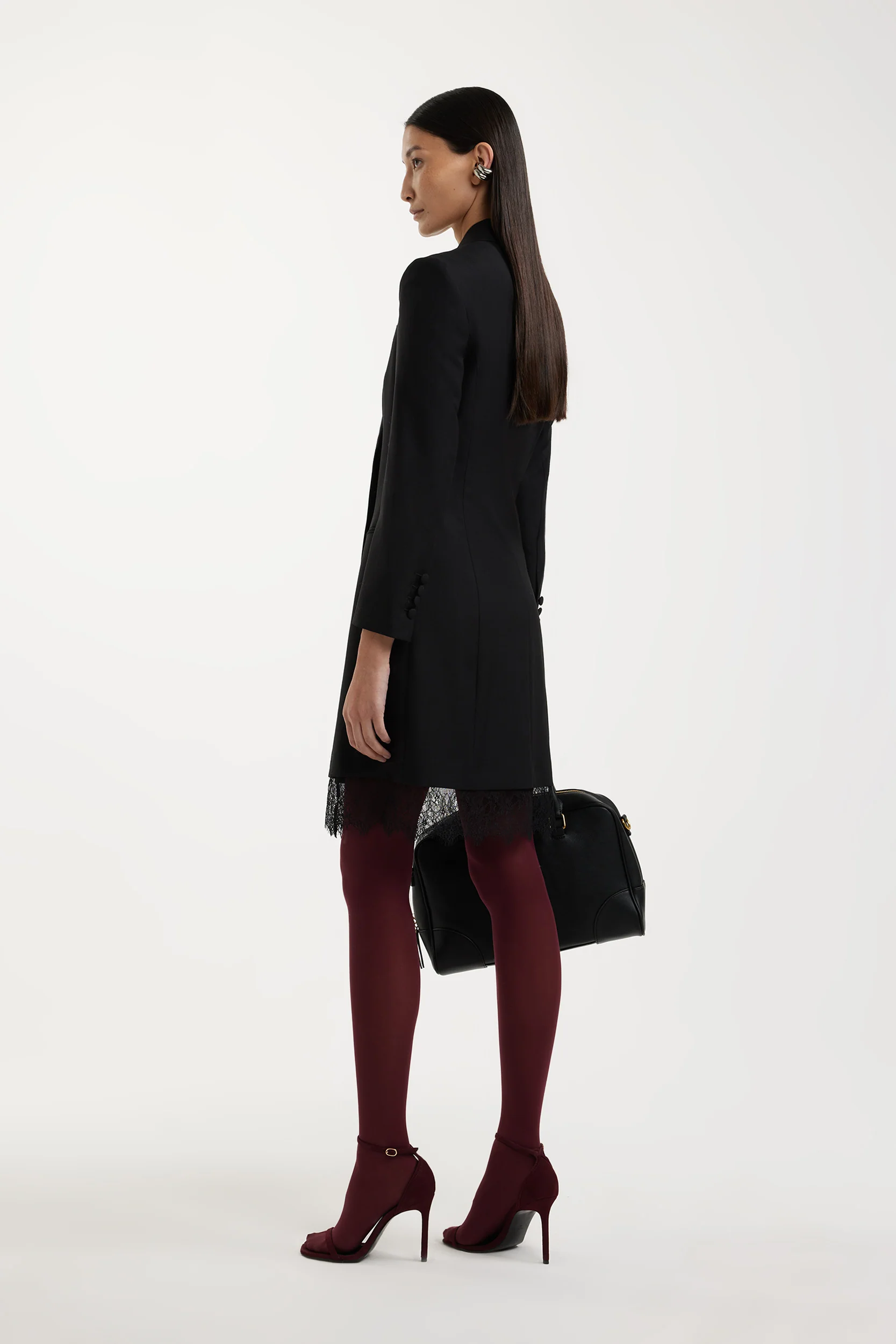 Robe-blazer avec dentelle – Image 8