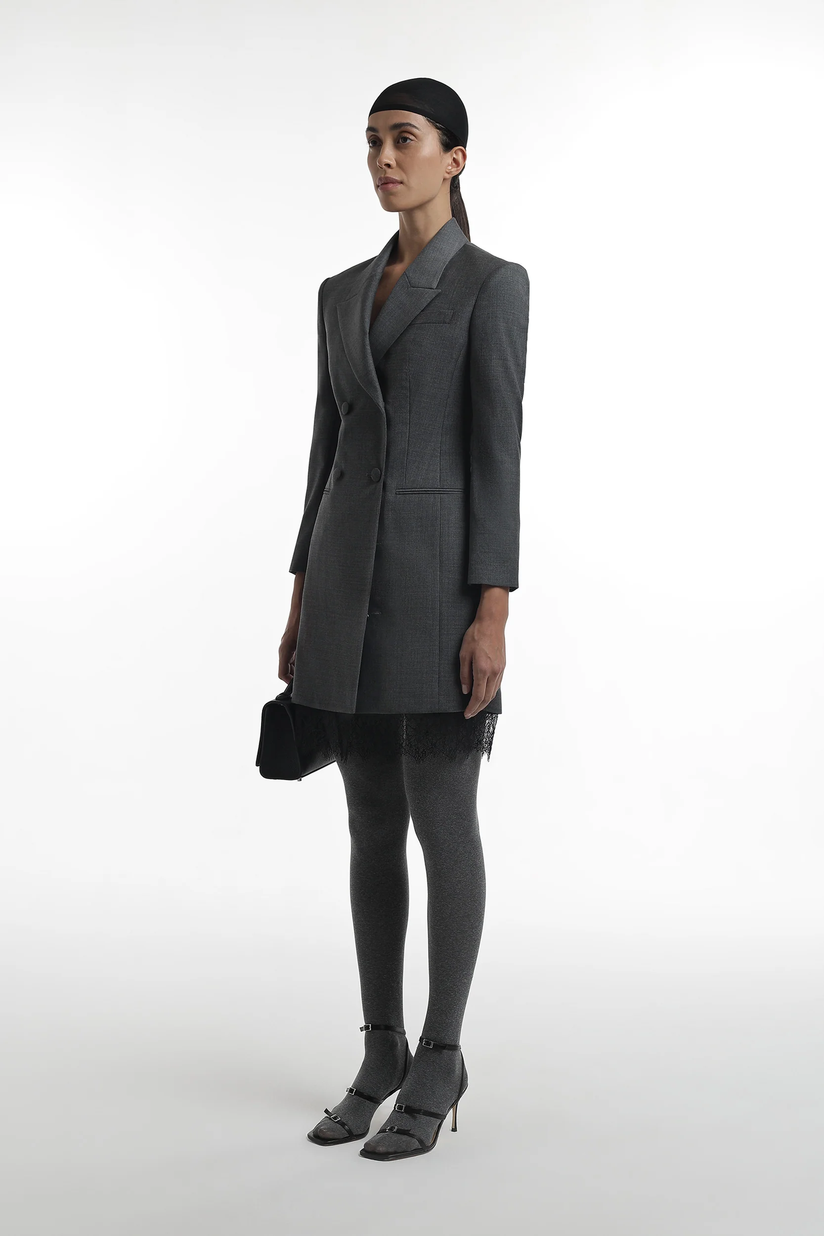 Robe-blazer avec dentelle – Image 2