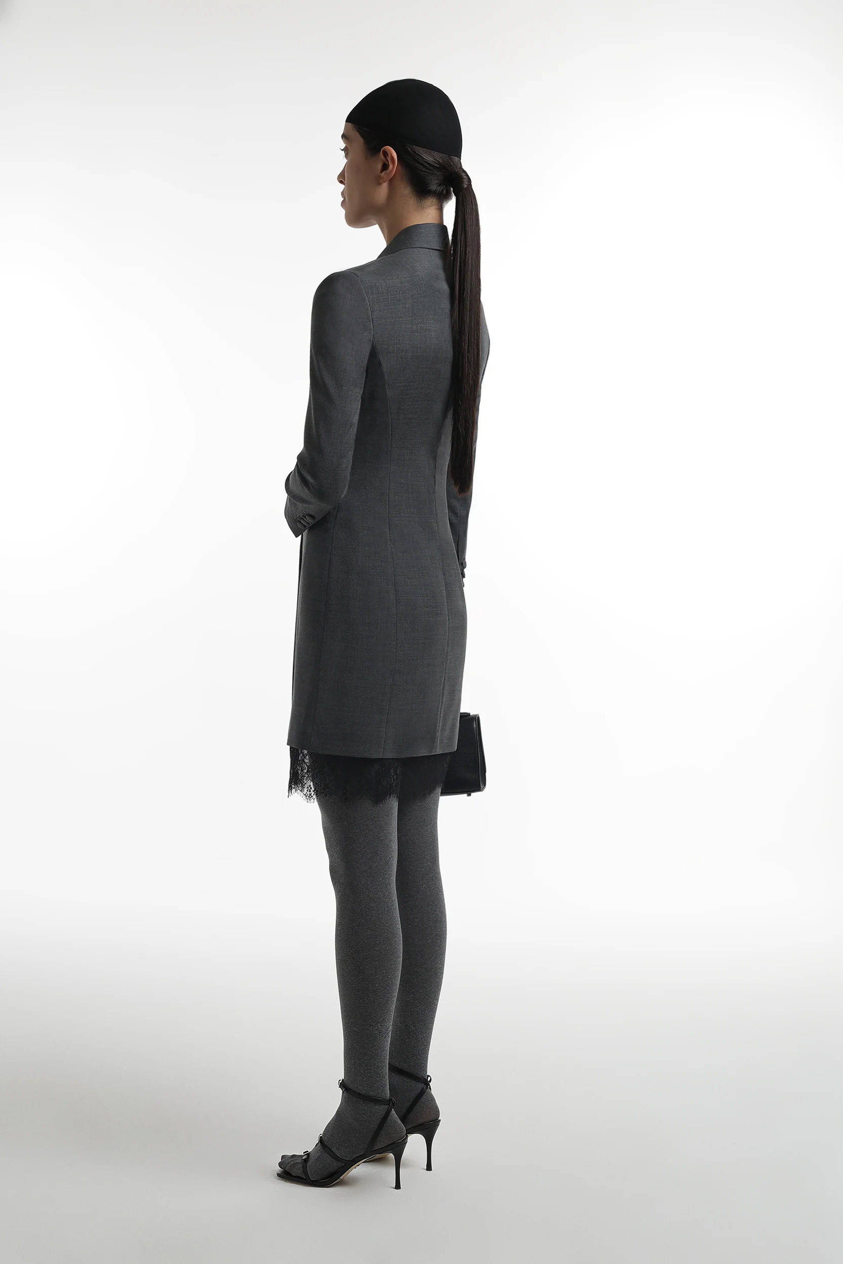 Robe-blazer avec dentelle – Image 3