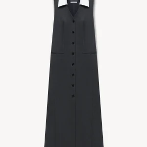 Robe-gilet avec col amovible