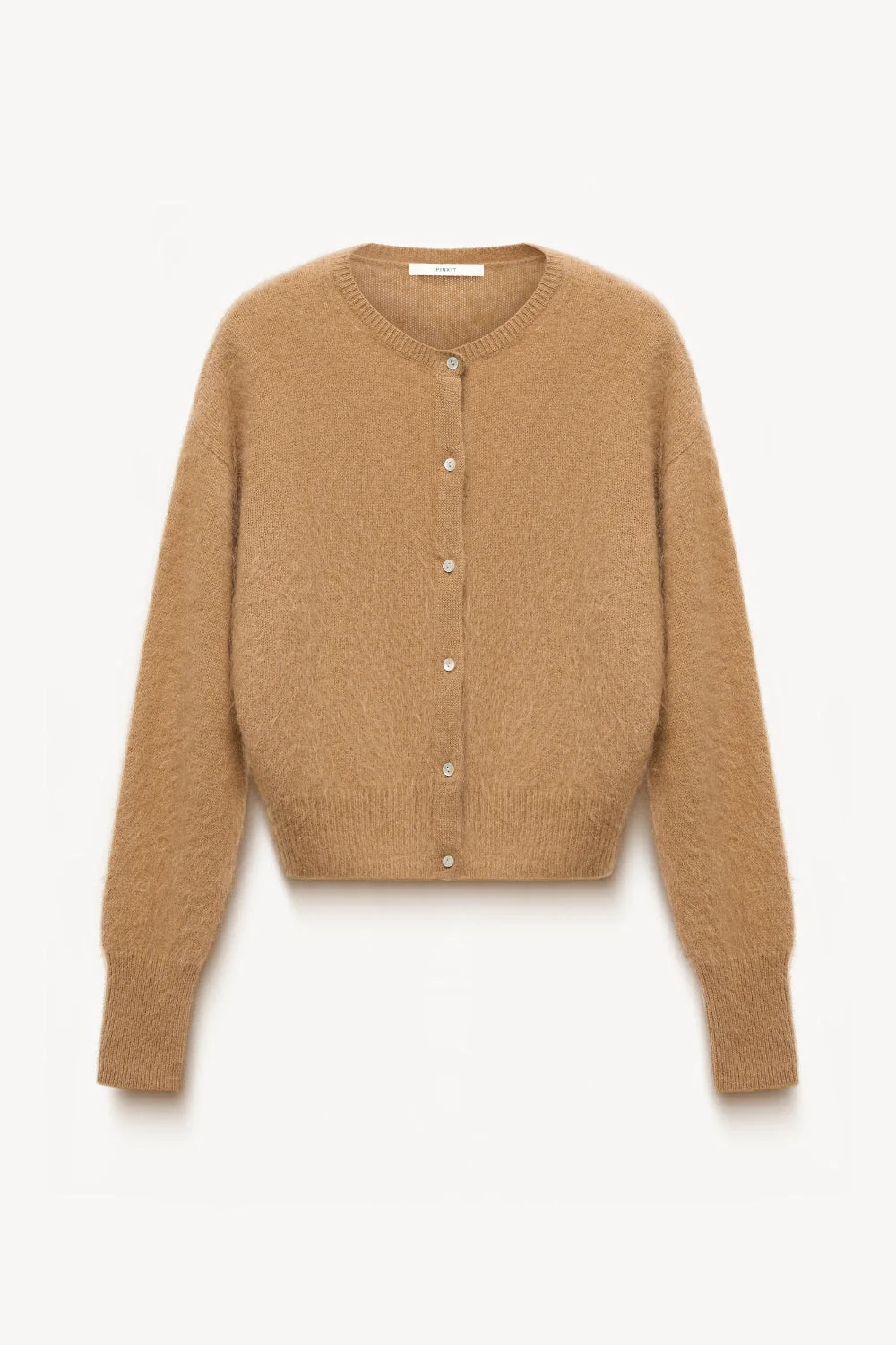 Cardigan crop en laine et cachemire