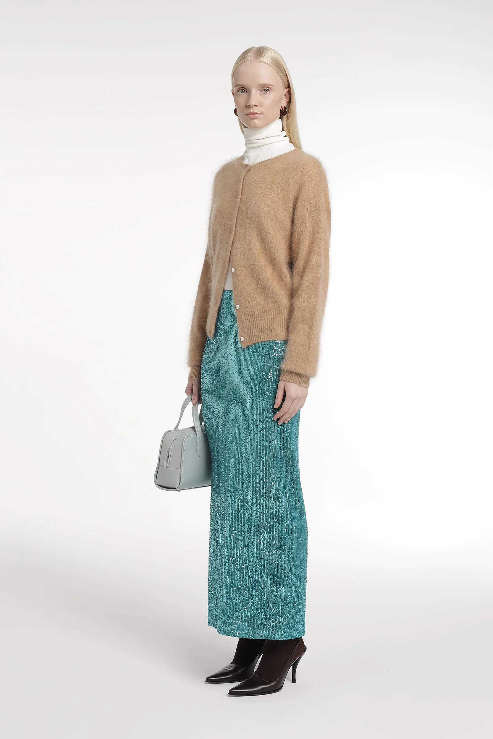 Cardigan crop en laine et cachemire – Image 2