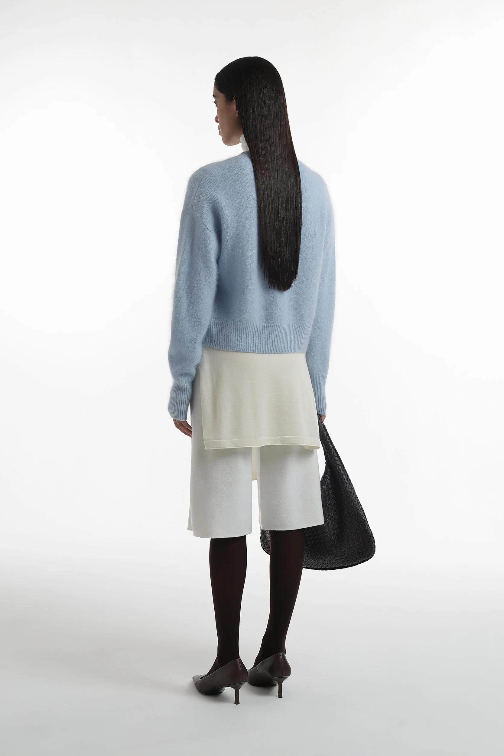 Cardigan crop en laine et cachemire – Image 8