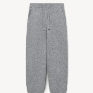 Jogging en maille de laine avec angora