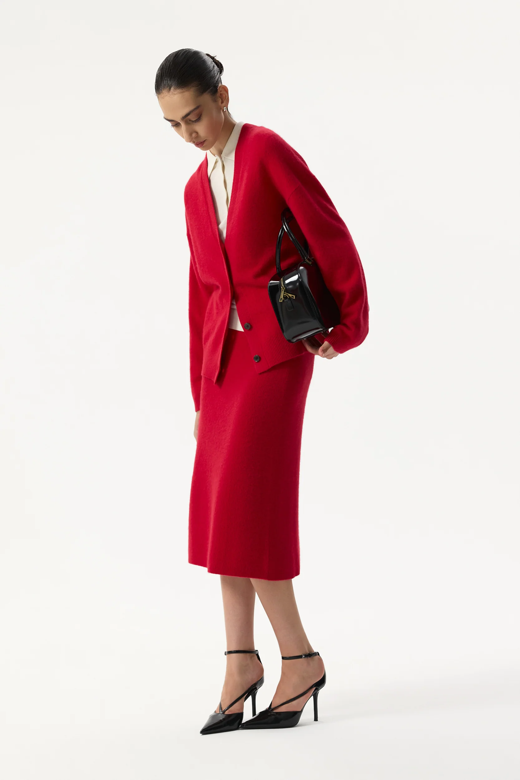 Cardigan en laine de raton laveur et angora – Image 2