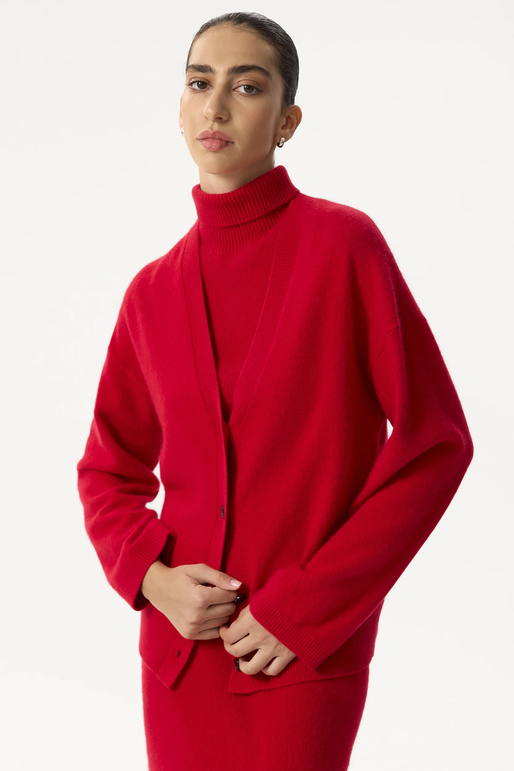 Cardigan en laine de raton laveur et angora – Image 4