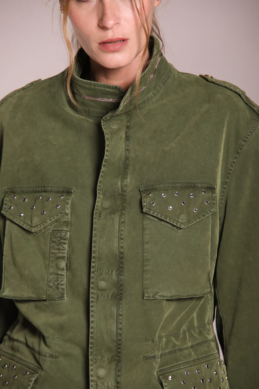 Icon Field Jacket donna in gabardina stretch – Image 3