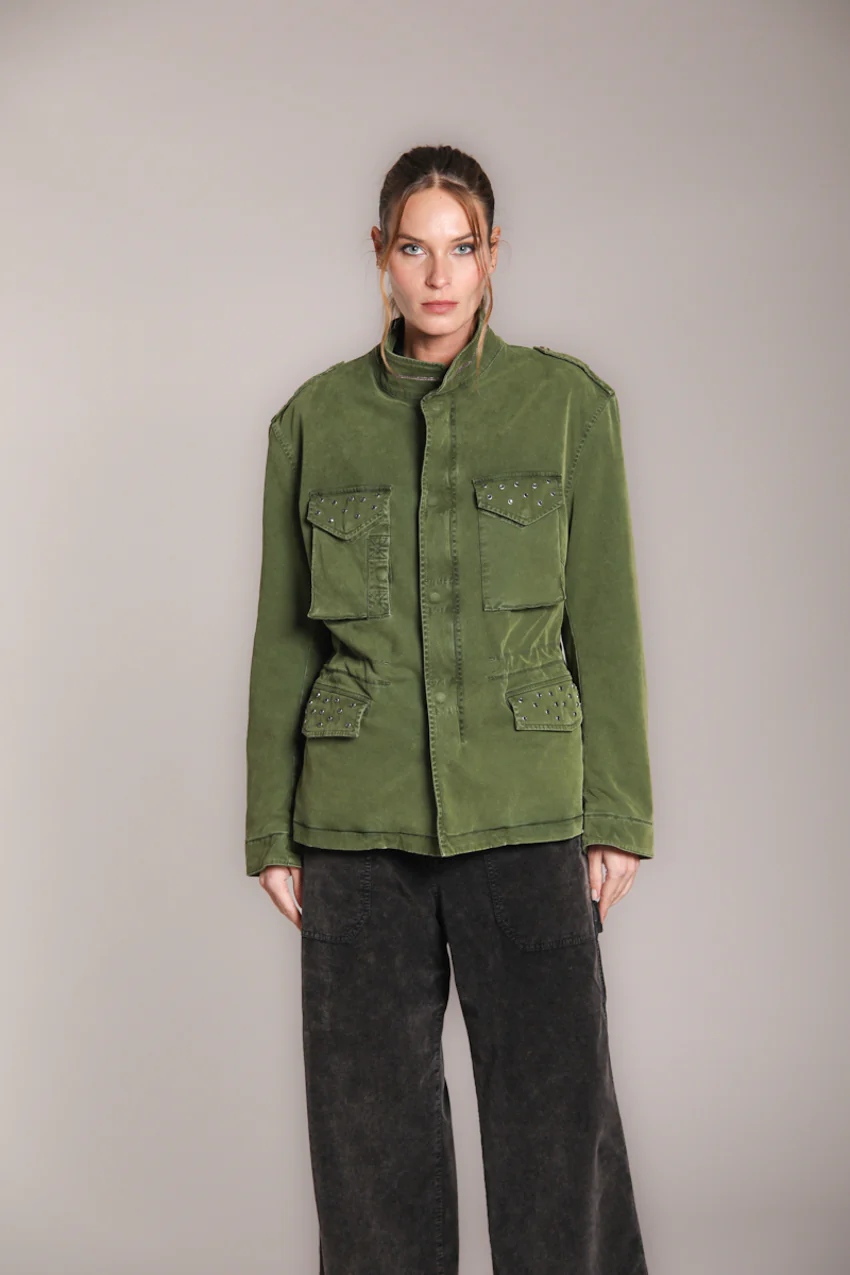 Icon Field Jacket donna in gabardina stretch – Image 2