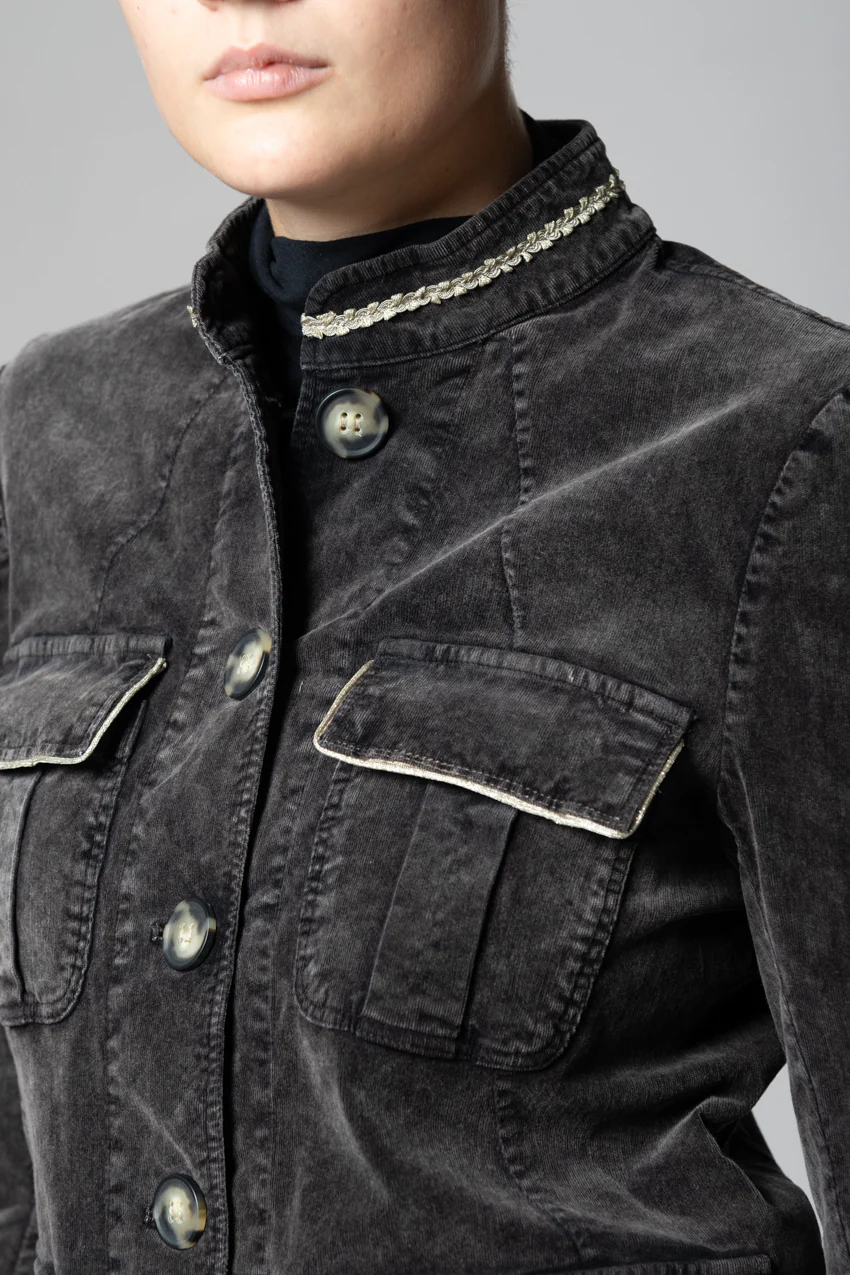 Karen giacca donna in velluto 1000 righe – Image 2