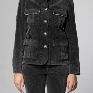 Karen giacca donna in velluto 1000 righe