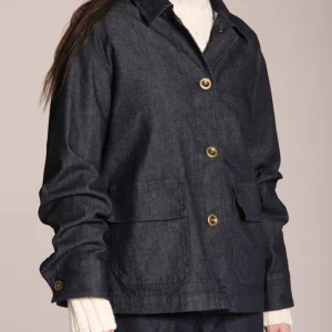Irma giacca donna in denim stretch