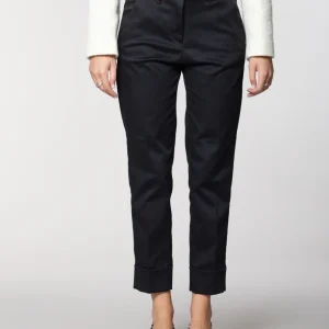 New York Carrot pantalone chino donna in gabardina carrot fit